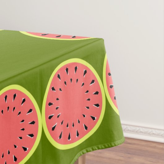 Watermelon Pink Bordure nappe large (In Situ)