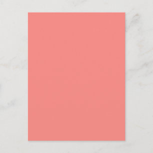 WATERMELON PINK SPLENDOR (effen kleurachtergrond) Briefkaart