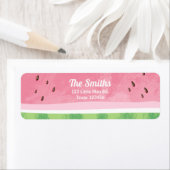Watermelon Return Address Label Melon Party Fruit (Insitu)