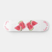 Watermelon Skateboard Juicy Life - Custom Text (Horz)