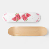 Watermelon Skateboard Juicy Life - Custom Text (Horz)