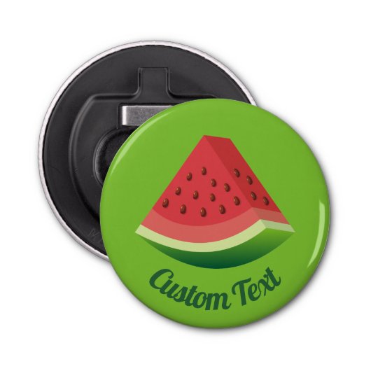 Watermelon Slice Bottle Open Button Flesopener (Voorkant)