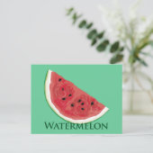 Watermelon Slice Briefkaart (Staand voorkant)