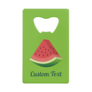 Watermelon Slice Creditcard Fles Open Kredietkaart Flessenopener