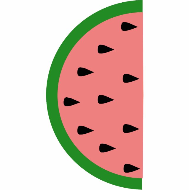 Watermelon Slice Fotobeeldje Sleutelhanger (Voorkant)