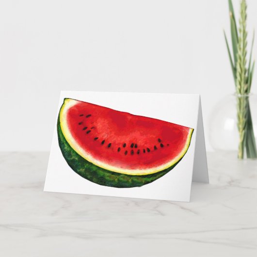 Watermelon Slice Kaart (Voorkant)
