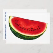 Watermelon Slice Kaart (Voorkant / Achterkant)