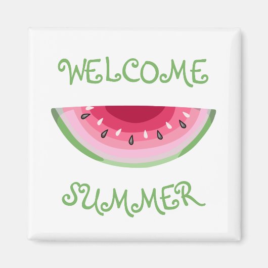 Watermelon Slice Magnet Magneet (Voorkant)