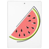 Watermelon Slice Monogram Klembord (Achterkant)