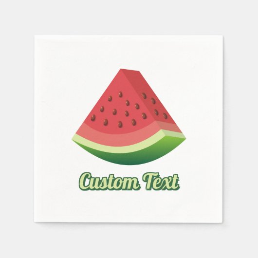 Watermelon Slice Napkins Servet (Voorkant)