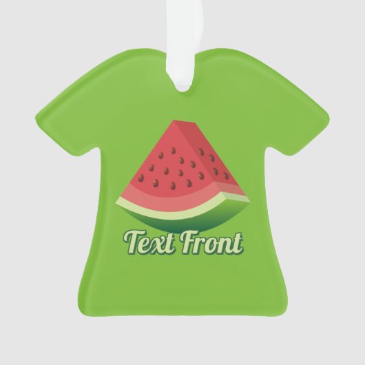 Watermelon Slice Ornament (voorkant)