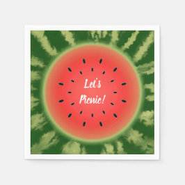 Watermelon Slice Picnic Servet
