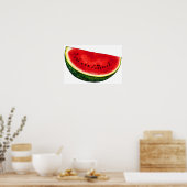 Watermelon Slice Poster (Keuken)