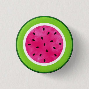 Watermelon Slice Ronde Button 3,2 Cm