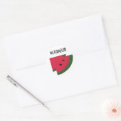 Watermelon Slice Ronde Sticker (Envelop)