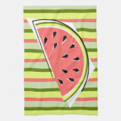 Watermelon Slice Serviette de cuisine en bande (Vertical)