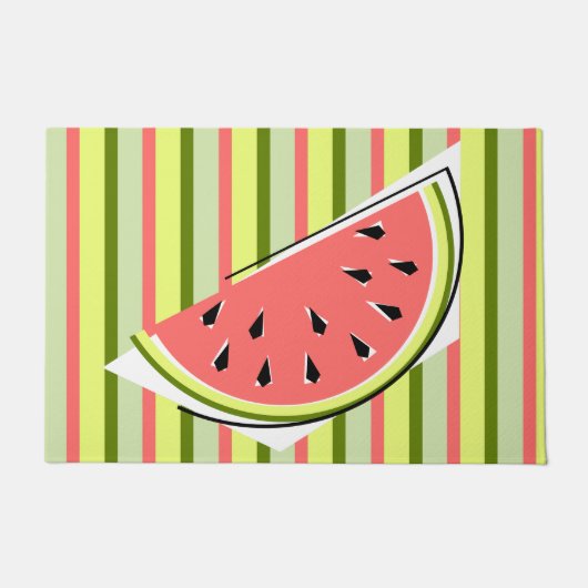 Watermelon Slice Stripe Classic Deurmat (Voorkant)