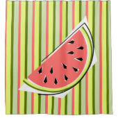 Watermelon Slice Stripe rideau de douche classique (Devant)