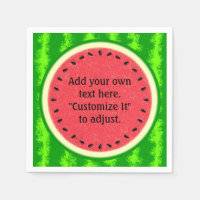 Watermelon Slice Summer Fruit gepersonaliseerd