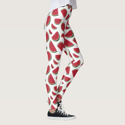 Watermelon Slice Summer Pattern Leggings (Rechts)