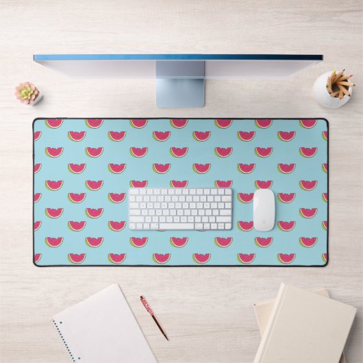 Watermelon Slices on Teal Pattern (Bureau 1)