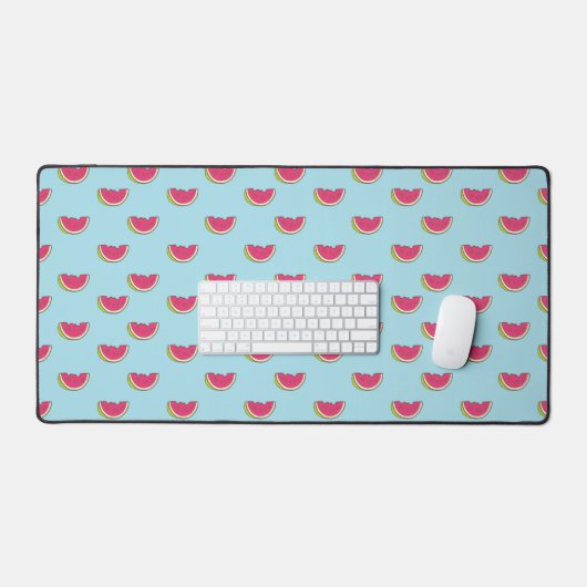 Watermelon Slices on Teal Pattern (Clavier et souris)