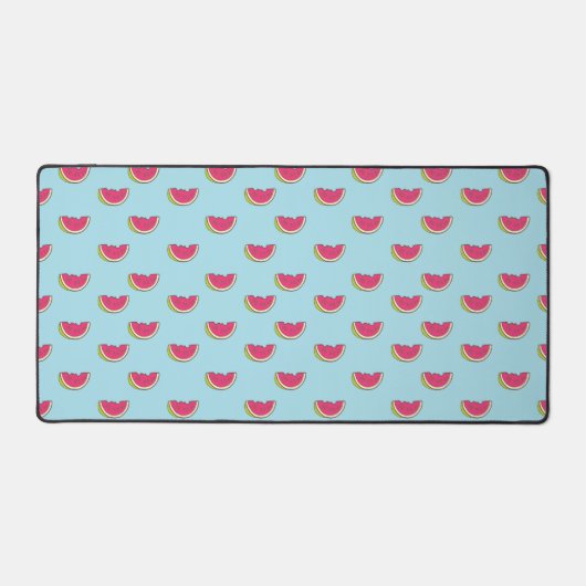 Watermelon Slices on Teal Pattern (Recto)