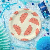 Watermelon Slices Papieren Bordje (Feest)