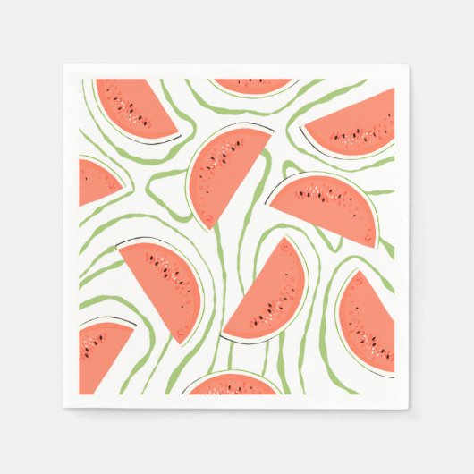 Watermelon Slices Servet (Voorkant)