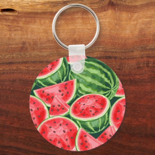 Watermelon Slices Sleutelhanger (Voorkant)
