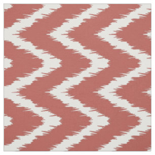 Watermelon Southern Cottage Chevrons Stof