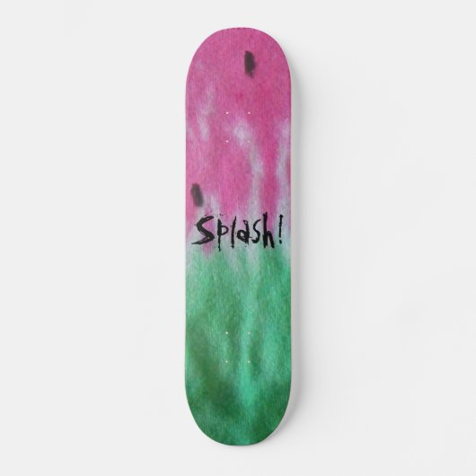 Watermelon Splash. Skateboard (Voorkant)