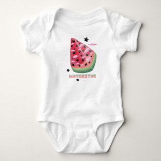 Watermelon star  romper