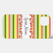 Watermelon Stripe Classic Nom iPad Mini coque (Verso (horizontal))