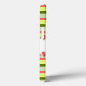 Watermelon Stripe Classic Nom iPad Mini coque (Verso / Droite)