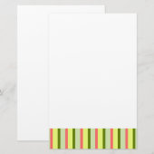 Watermelon Stripe Classic papeterie (Devant / Derrière)