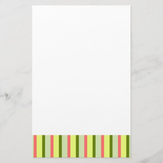 Watermelon Stripe Classic papeterie (Devant)