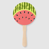 Watermelon Stripe Roze Handwaaier (Achterkant)