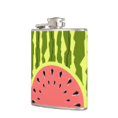Watermelon Stripe Roze Heupfles (Links)