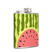 Watermelon Stripe Roze Heupfles (Rechts)