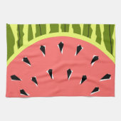 Watermelon Stripe Serviette de cuisine rose (Horizontal)