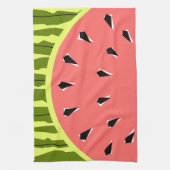 Watermelon Stripe Serviette de cuisine rose (Vertical)