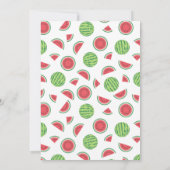 Watermelon Summer Birthday Kaart (Achterkant)