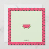 Watermelon Summer Cookout Kaart (Achterkant)