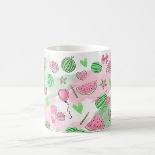 Watermelon Summer Fun Coffee Mug (Centre)