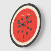 Watermelon Summertime Clock Grote Klok (Hoek)