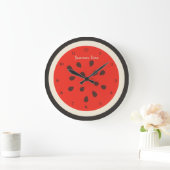 Watermelon Summertime Clock Grote Klok (Huis)