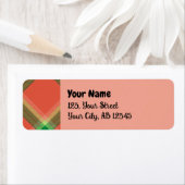 Watermelon Tartan Étiquette (En situation)