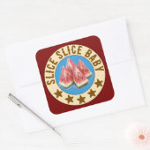 watermelon vierkante sticker (Envelop)