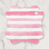 Watermelon Waterverf Baby shower Dank u Bedankjes Labels (Achterkant)